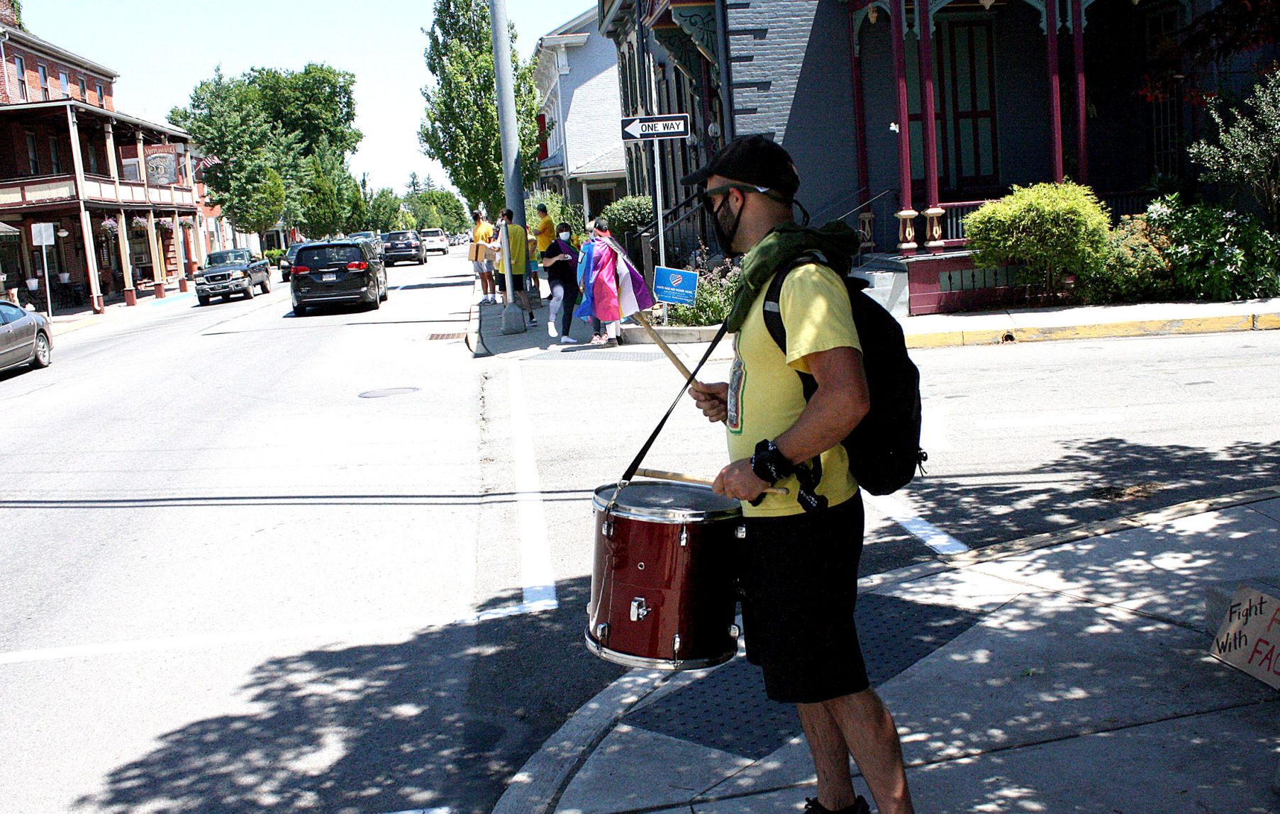 Drummer sends message at LBGTQIA+ event in Mifflinburg